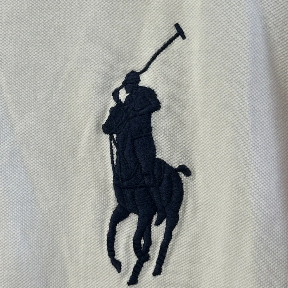 Mens Polo Ralph Lauren Short Sleeve Big Pony USA Crest RL Classic Fit Sz Large